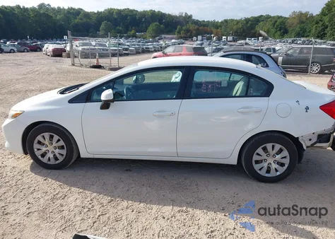 2012 Honda Civic Lx из США, поврежденный, VIN 19XFB2F53CE095779